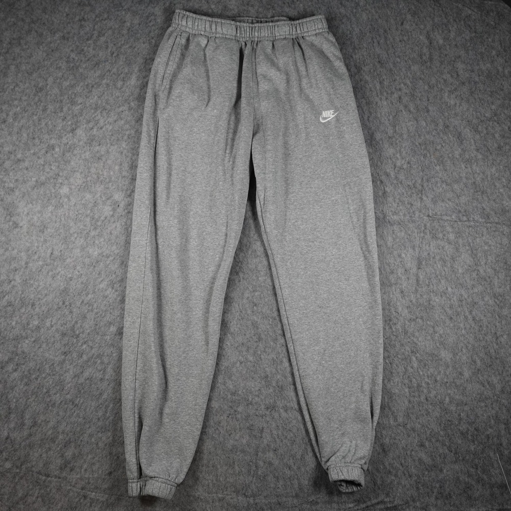 Nike Pants Mens Large Tall Grey Club Fleece Jogger Sweatpants BV2737 Athleisure
